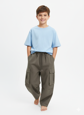 EarthTone Boys’ Utility Cargo Pants