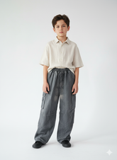 UrbanEdge Boys’ Washed Cargo Pants