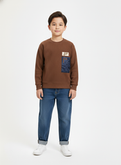 ChocoPatch Boys’ Textured Sweatshirt