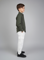 Forest Flex Button-Up Shirt