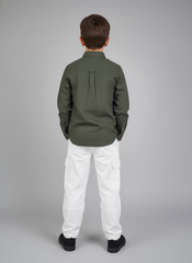 Forest Flex Button-Up Shirt