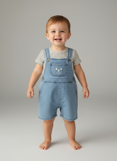 Little Explorer Denim Overall Set