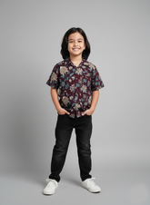 BloomEase Boys’ Floral Shirt