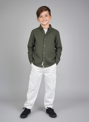 Forest Flex Button-Up Shirt