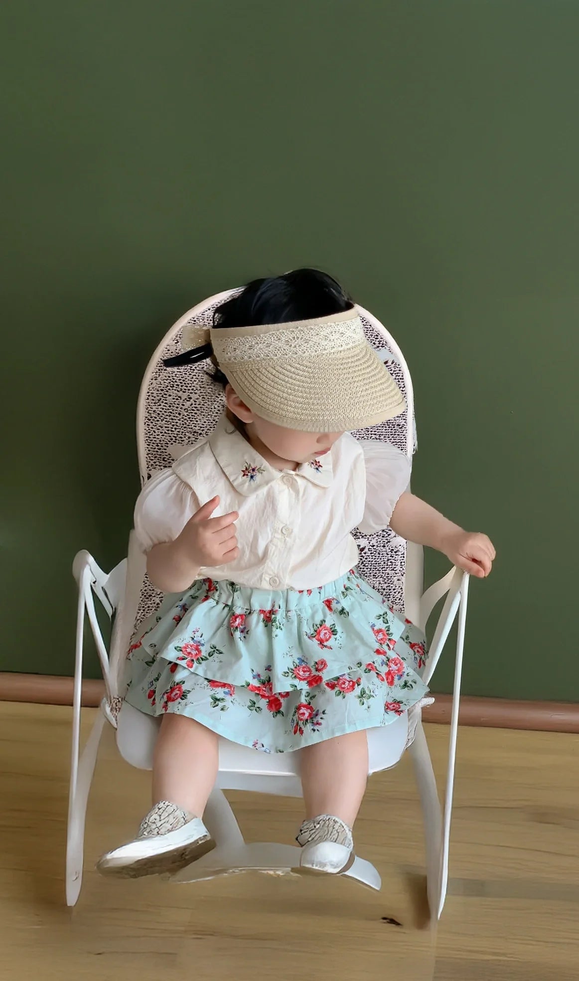 Blooming Elegance Toddler Outfit