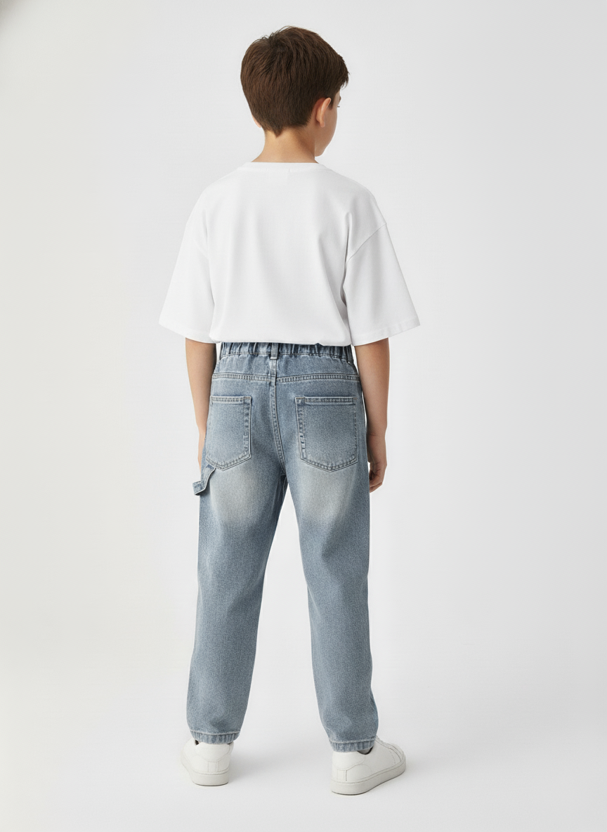 StreetSmiles Relaxed Fit Distressed Jeans