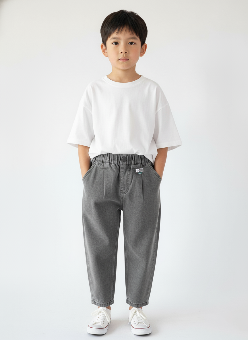 UrbanEase Tapered Grey Jeans