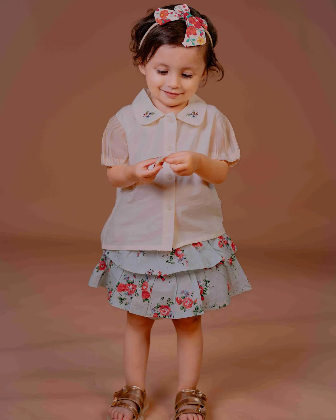 Blooming Elegance Toddler Outfit