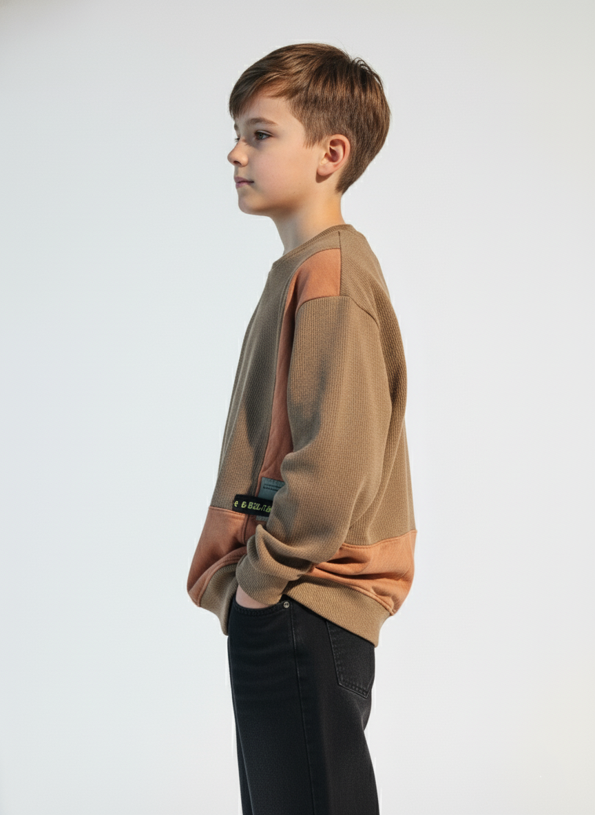 DualTone Street Waffle Sweatshirt