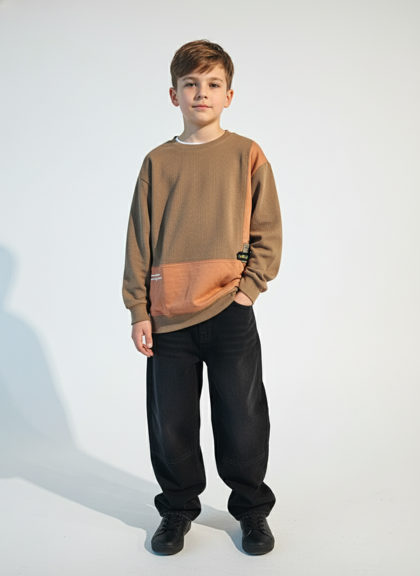 DualTone Street Waffle Sweatshirt